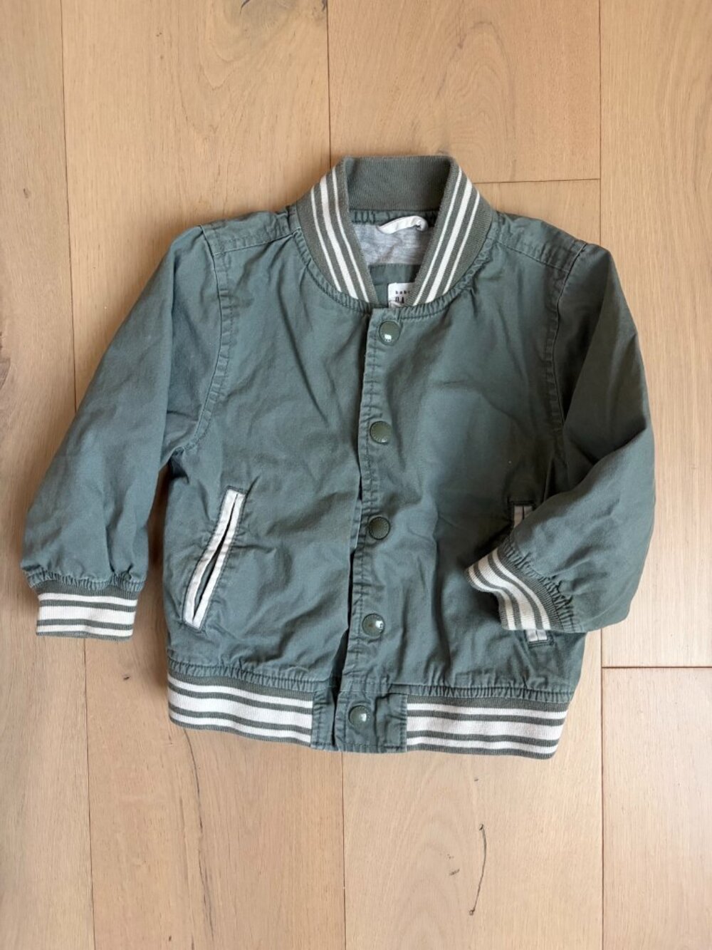Gap Kids Toddler Bomber Jacket Olive Green Size 2 Years - Picture 1 of 1